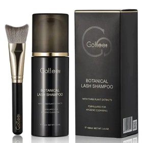 Shampoo lash foam y brush set Golle
