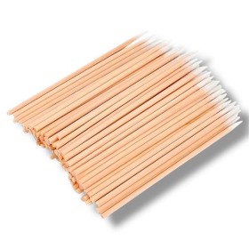 Micro Hisopos x 100 Unidades madera