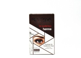 Henna Rootana para Teñir cejas y pestañas Marrón