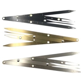 Regla  Stencil compas áureo